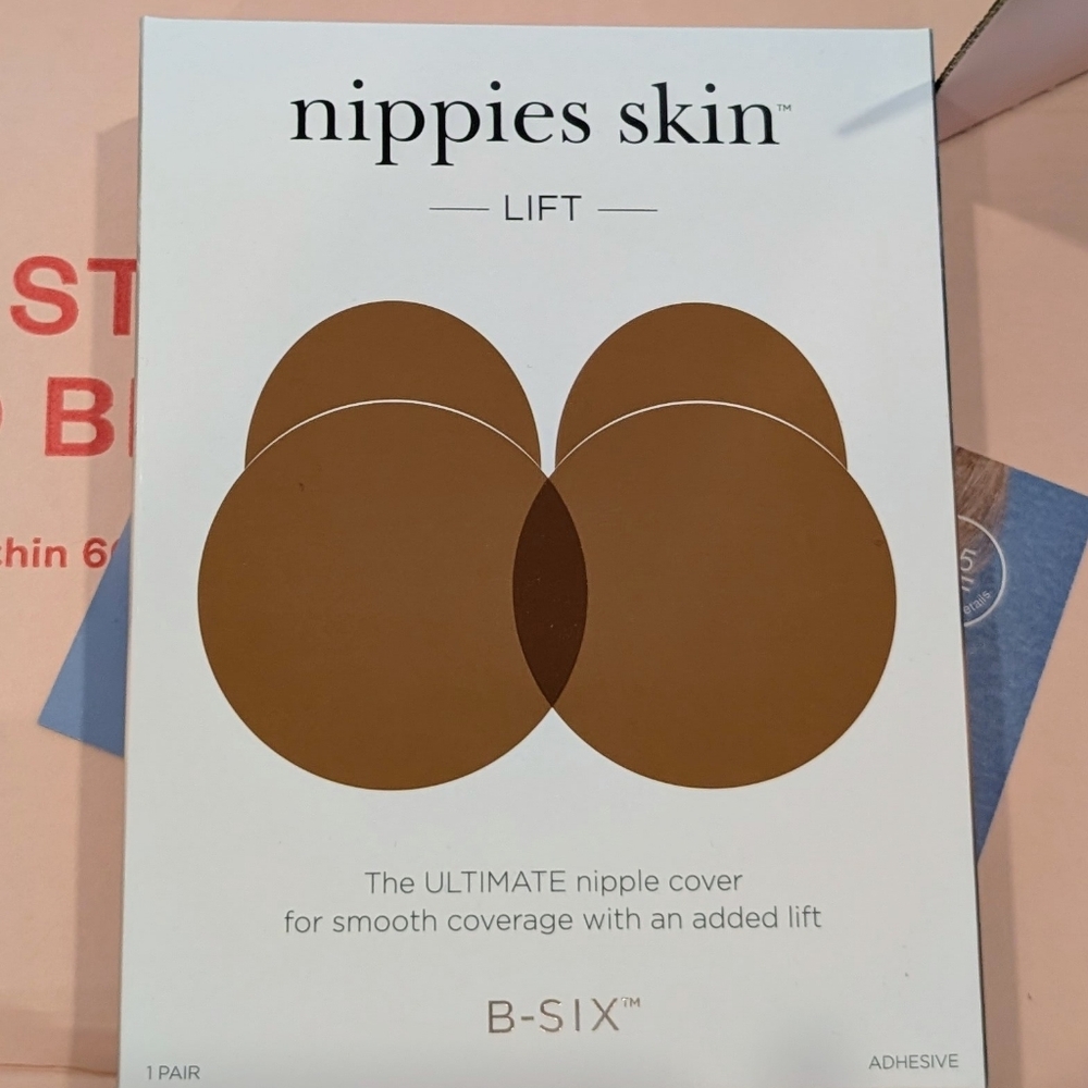 Nippies Skin Adhesive Lifting Nipple Covers - Coco - Size 2 D+ NIB / NWT